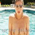 Spring Valley, swingers