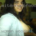 Woman woods